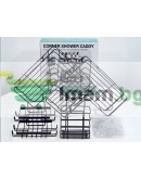 Комплект рафтове за баня 3 рафта 2 поставки